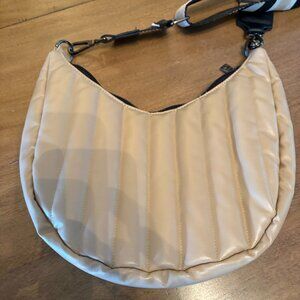 NWOT Think Rolyn Beige Crossbody Bag/Purse